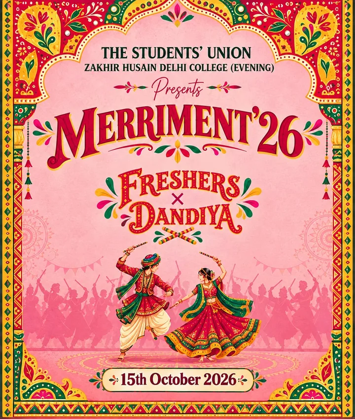 Merriment β26 β Freshers Γ Dandiya Night πβ¨